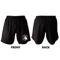 Precision Martial Arts All Black Custom Shorts 2.0 #8266 A