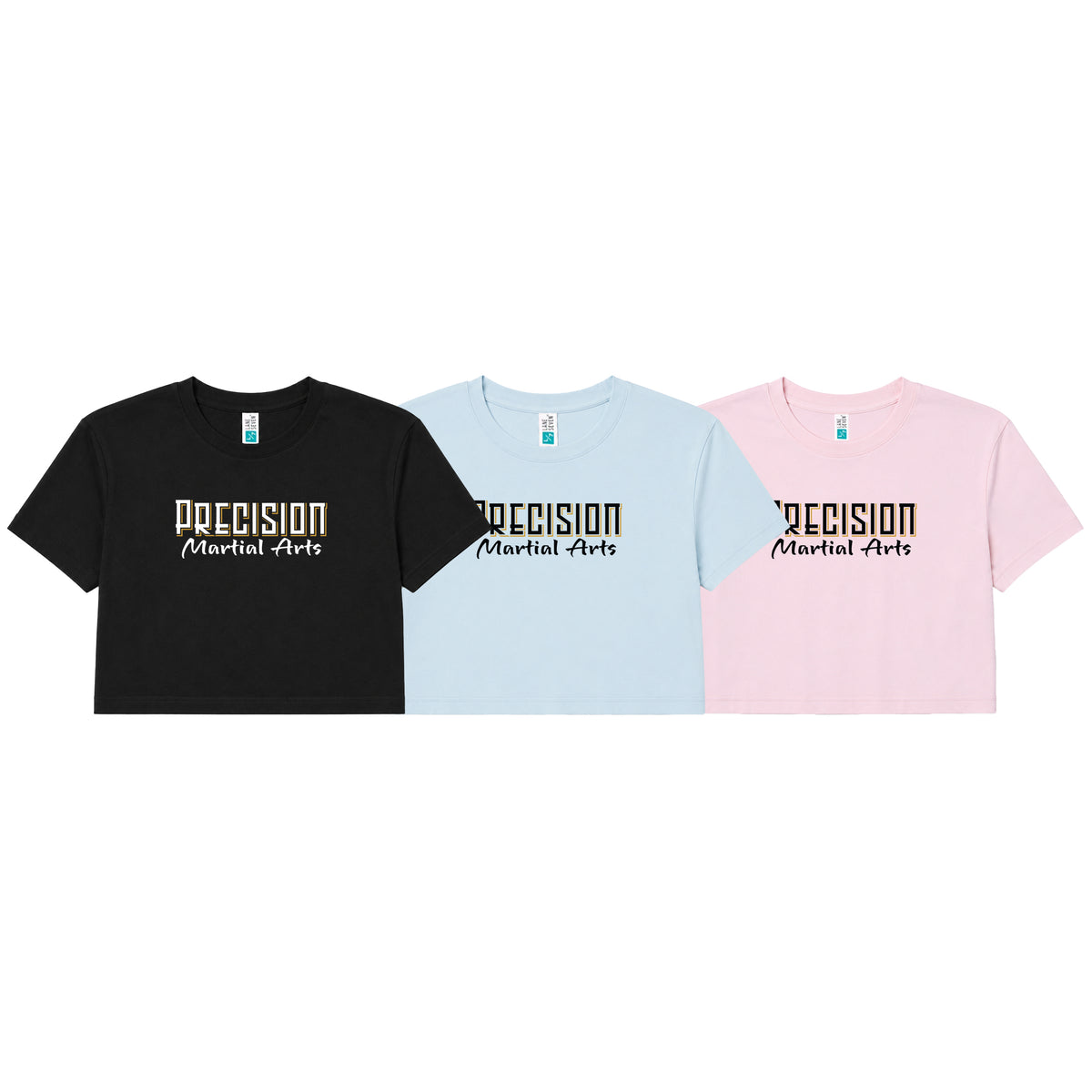 Precision Martial Arts Women's Cropped Shirts #8266 A