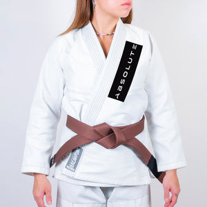 Absolute Grappling Academy Women's Gi - White #1668 A