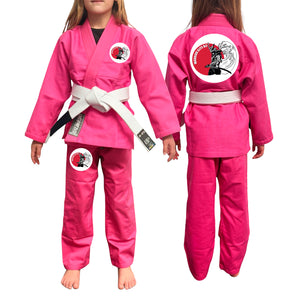 Warrior Elite BJJ Academy Kids Gi - Pink #1674 A