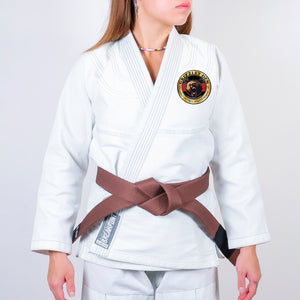 Grizzley Den Jiu-Jitsu Academy Women's Gi - White #1676 A