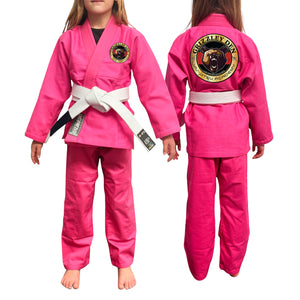 Grizzley Den Jiu-Jitsu Academy Kids Gi - Pink #1676 A