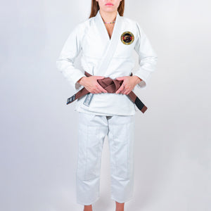 Grizzley Den Jiu-Jitsu Academy Women's Gi - White #1676 A