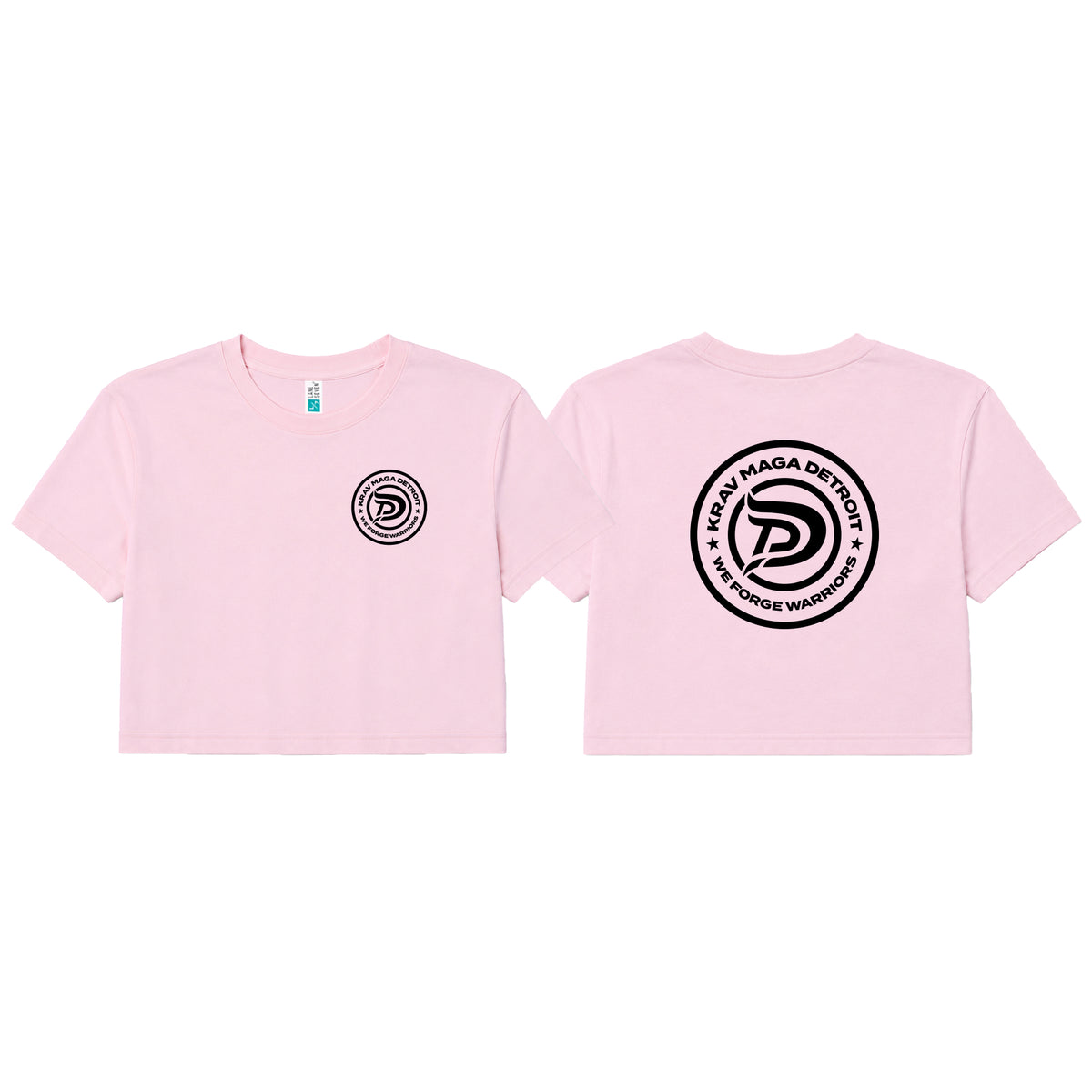 Krav Maga Detroit Women's Cropped Shirts #8152 G
