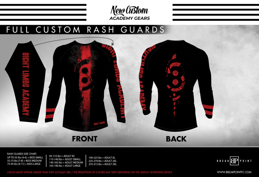 Team Nogueira full custom short sleeve rash guard