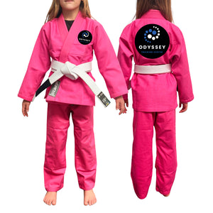 Odyssey Training Center Academy Kids Gi - Pink #1697 A