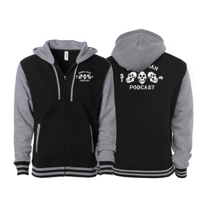 Simple Man MA Varsity Zip-Up Hoodies #8158 B