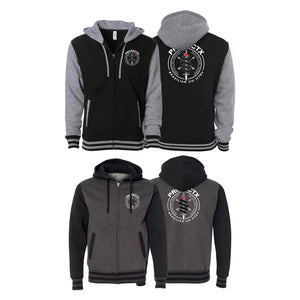 Protactx BJJ Varsity Zip-Up Hoodies #8219 A