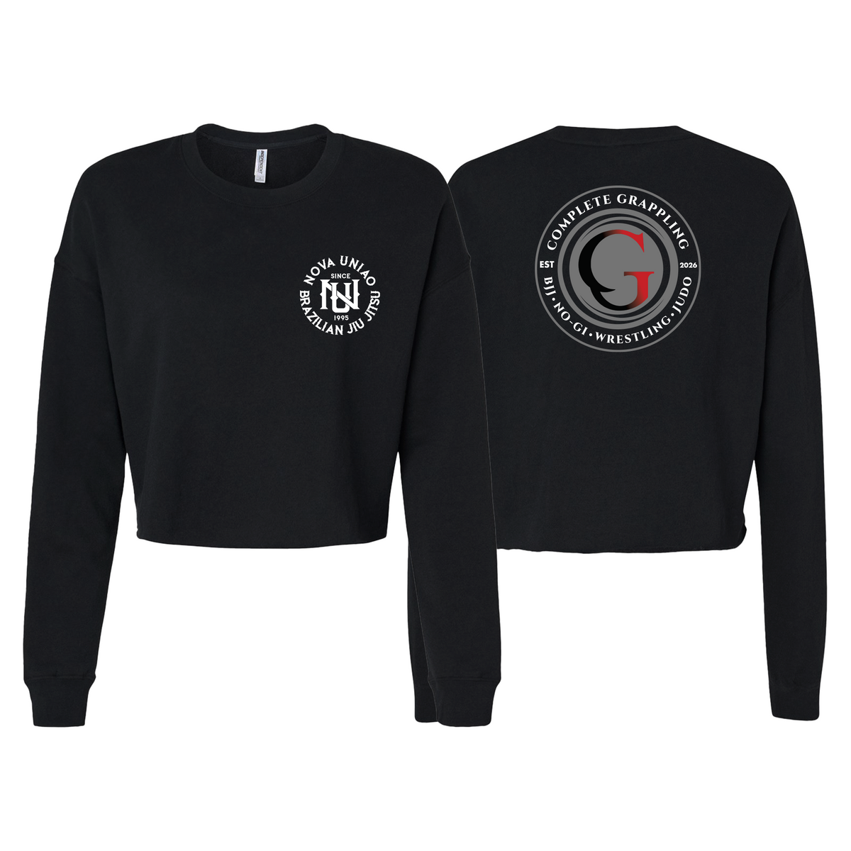 Complete Grappling Women's Cropped Crewneck Sweatshirt #8246 A