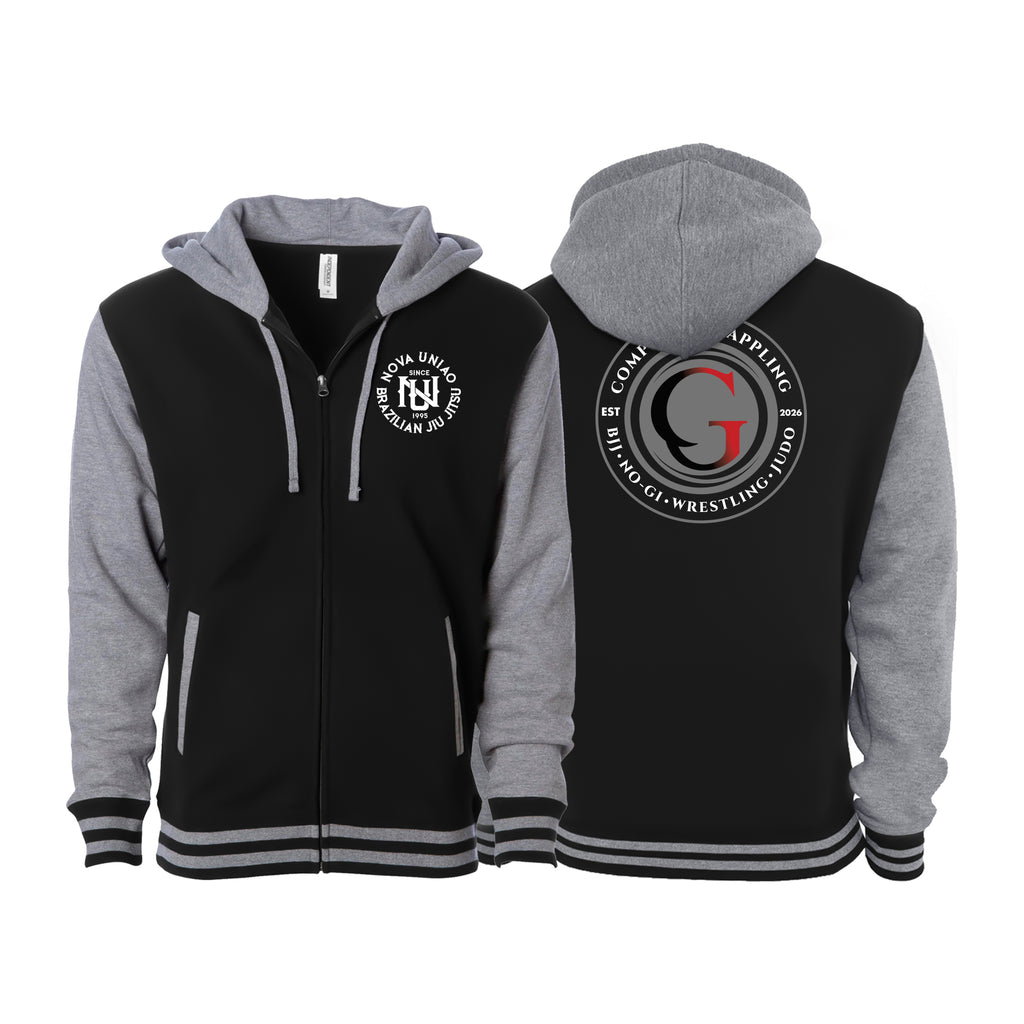 Complete Grappling Varsity Zip-Up Hoodies #8246 A
