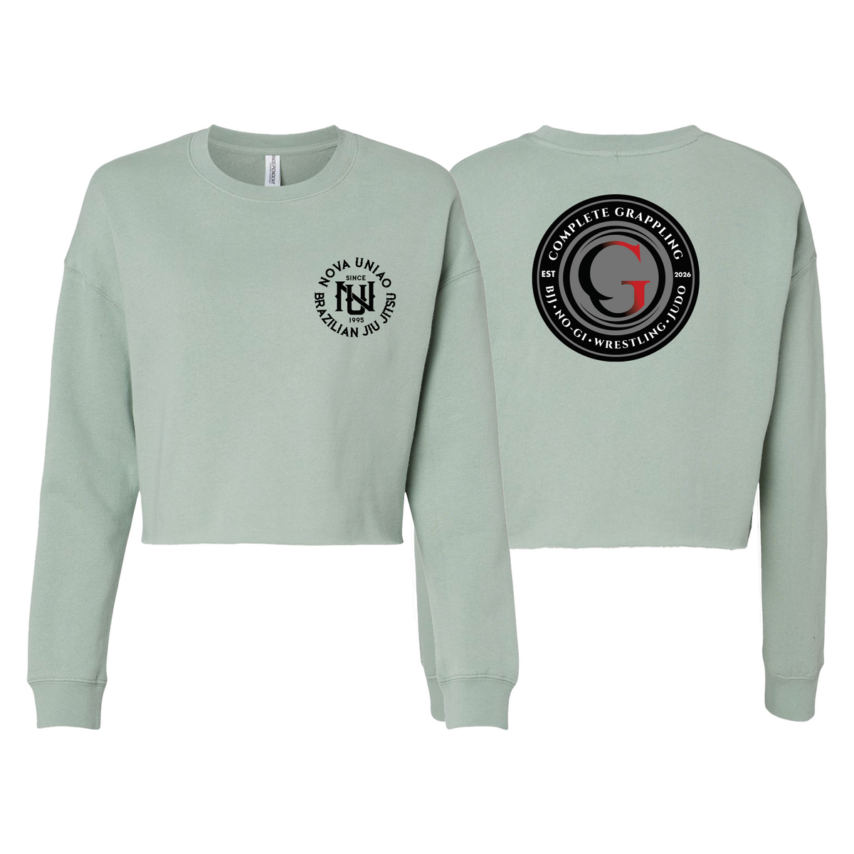 Complete Grappling Women's Cropped Crewneck Sweatshirt #8246 A
