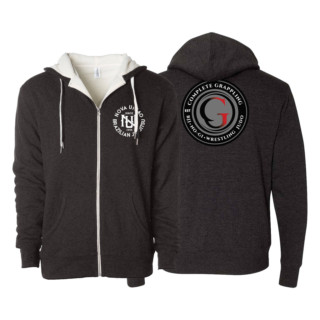 Complete Grappling Sherpa Lined Zip-Up Hoodie #8246 A