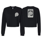 PRXS JJ Women's Cropped Crewneck Sweatshirt #8275 A