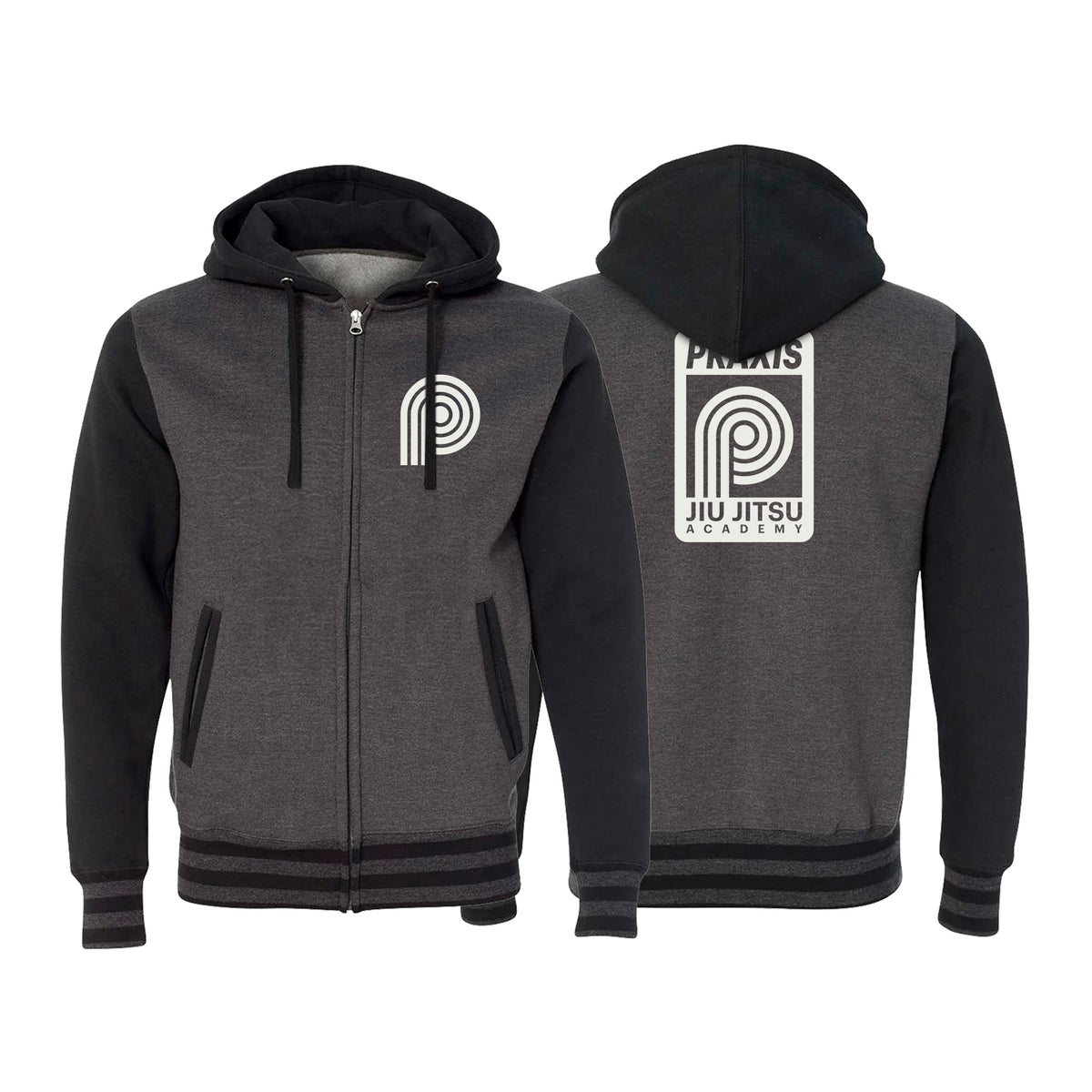 PRXS JJ Varsity Zip-Up Hoodies #8275 A