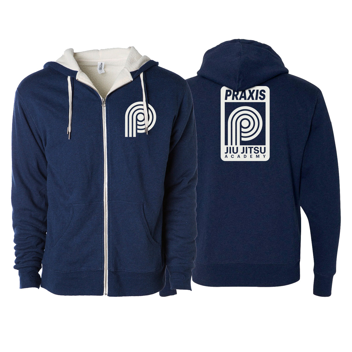 PRXS JJ Sherpa Lined Zip-Up Hoodie #8275 A