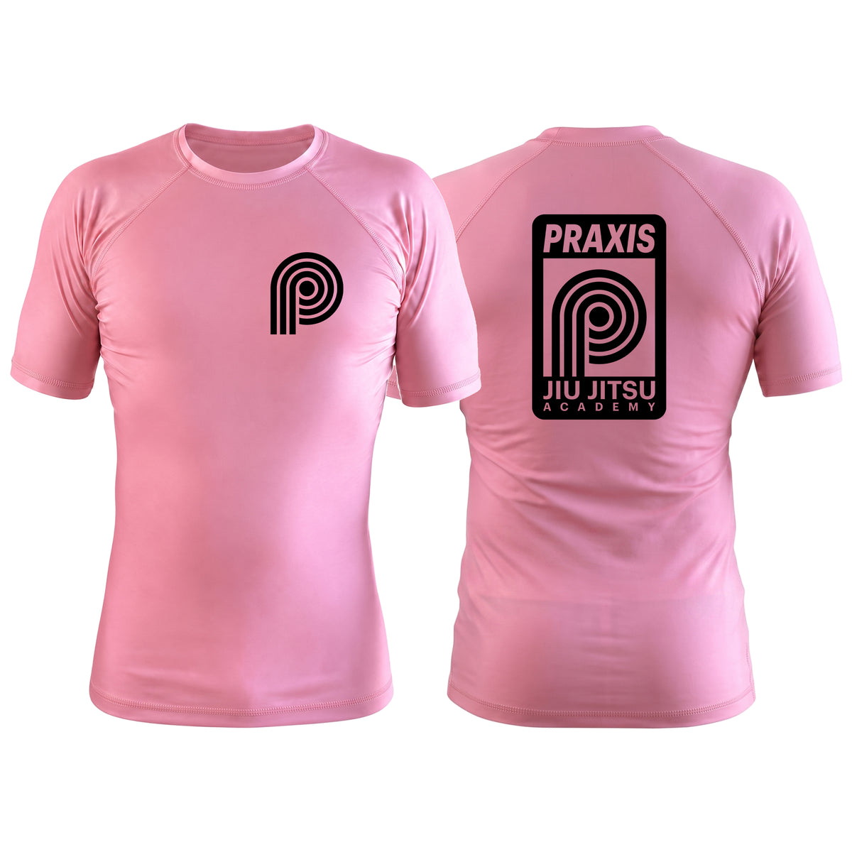 PRXS JJ Pink Rash Guards Short Sleeve #8275 A