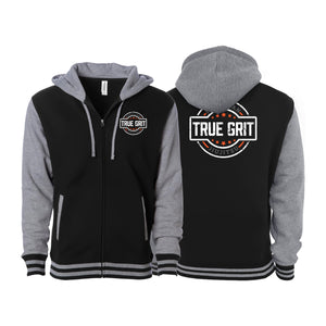 True Grit JJ Varsity Zip-Up Hoodies #8205 A