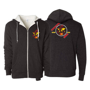 Practical MMA Sherpa Lined Zip-Up Hoodie #8209 A