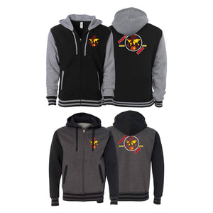 Practical MMA Varsity Zip-Up Hoodies #8209 A