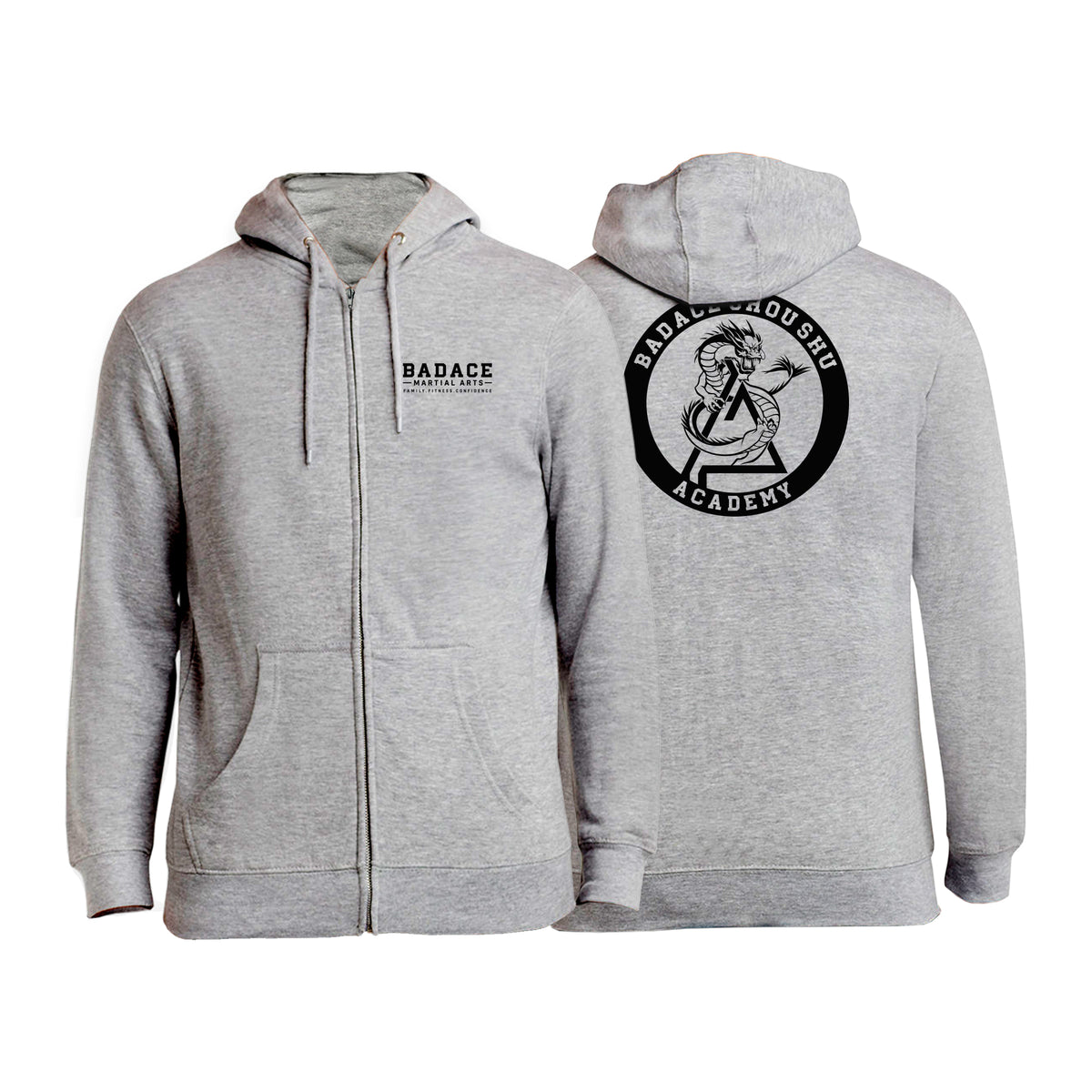 Badace Zip-Up Hoodies #8213 A
