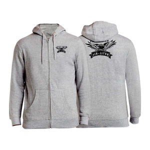 Flood City Jiu-Jitsu Zip-Up Hoodies #8210 A