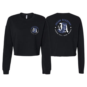 JREAM Academy Women's Cropped Crewneck Sweatshirt #8216 A