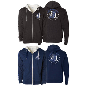 JREAM Academy Sherpa Lined Zip-Up Hoodie #8216 A