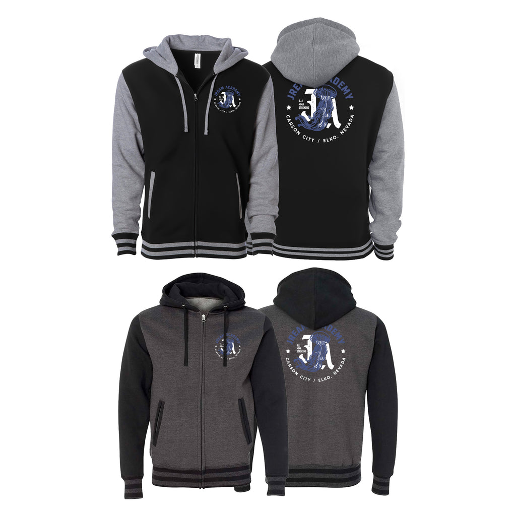 JREAM Academy Varsity Zip-Up Hoodies #8216 A