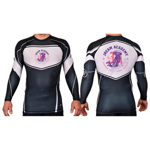 JREAM Academy Academy Rash Guards Black/White #8216 C