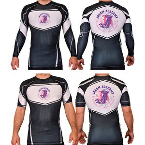 JREAM Academy Academy Rash Guards Black/White #8216 C