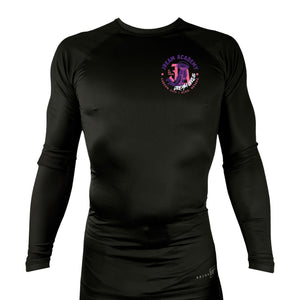 JREAM Academy All Black Rash Guards Long Sleeves #8216 C