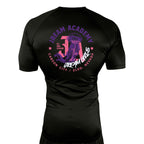 JREAM Academy All Black Rash Guards Short Sleeves #8216 C