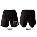 Elevate All Black Shorts 2.0 #8211 A (Main Logo)