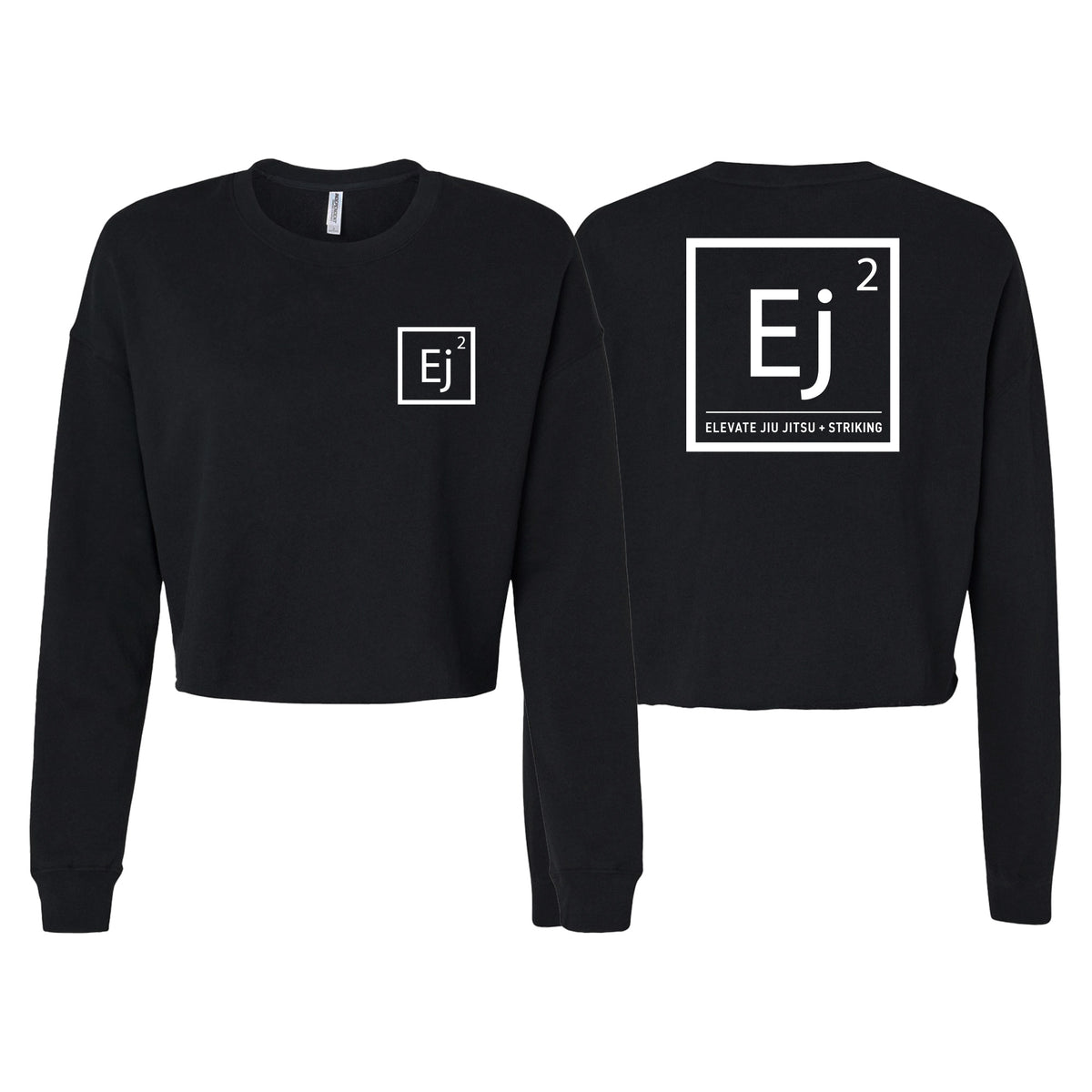 Elevate Women's Cropped Crewneck Sweatshirt #8211 A (Main Logo)
