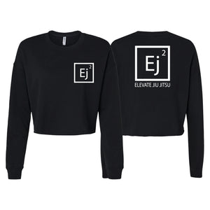 Elevate Women's Cropped Crewneck Sweatshirt #8211 A (Main Logo)