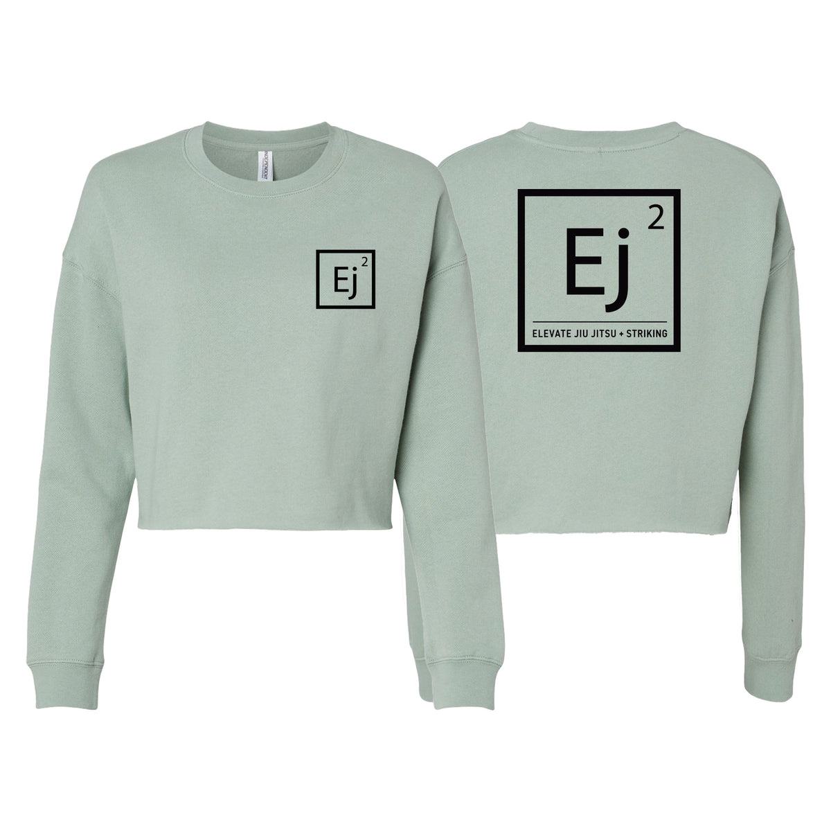 Elevate Women's Cropped Crewneck Sweatshirt #8211 A (Main Logo)