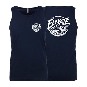 Elevate Next Level Tank Tops #8211 H (Wave Logo)