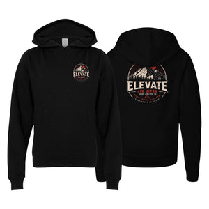 Elevate Academy Sweater Kids Hoodie #8211 I (Mountain Logo)