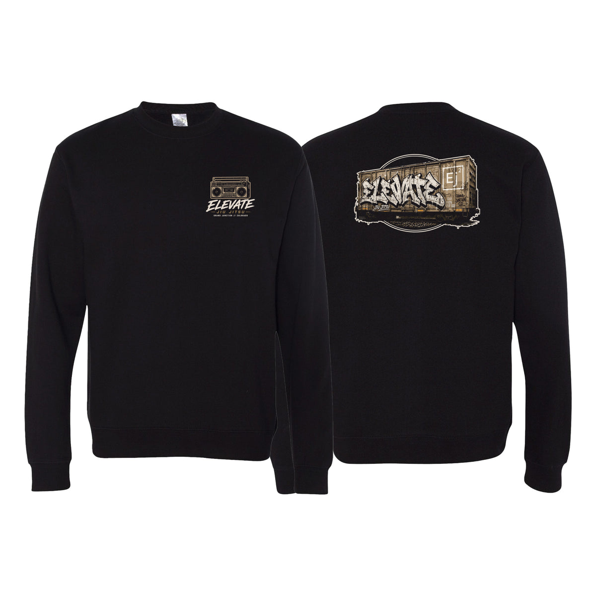Elevate Crewneck Sweatshirt #8211 L (Boombox/Train)