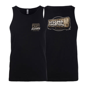 Elevate Next Level Tank Tops #8211 L (Boombox/Train)