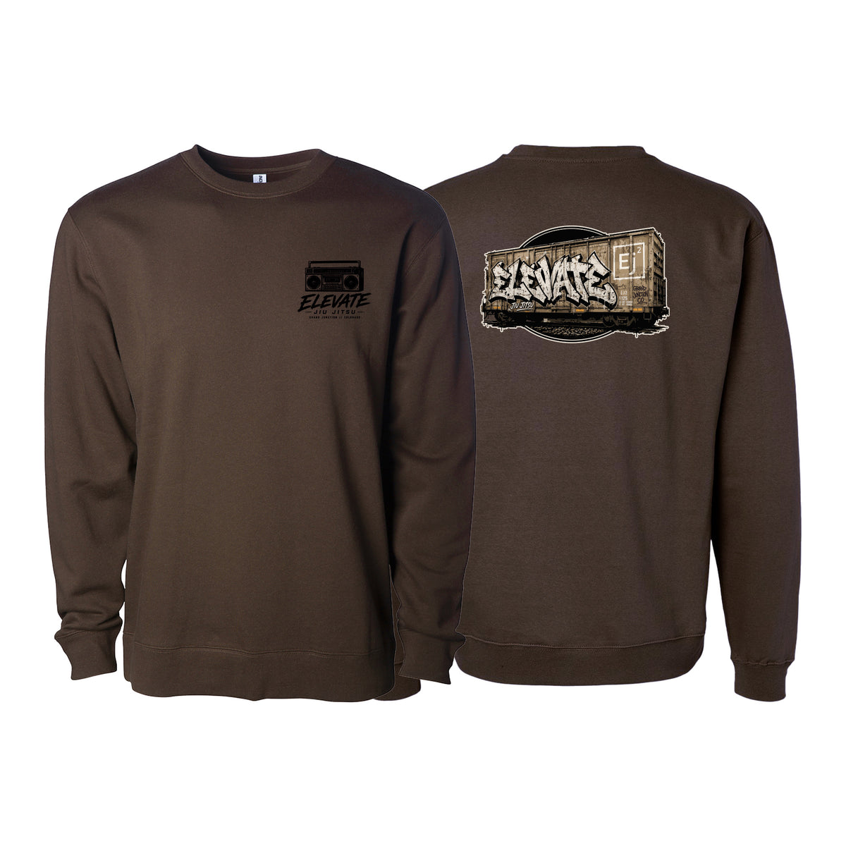 Elevate Crewneck Sweatshirt #8211 L (Boombox/Train)