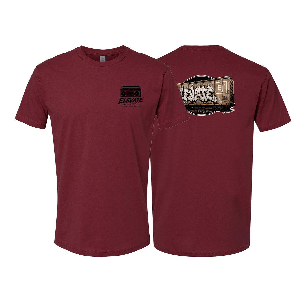 Elevate Next Level Adult Shirts #8211 L (Boombox/Train)