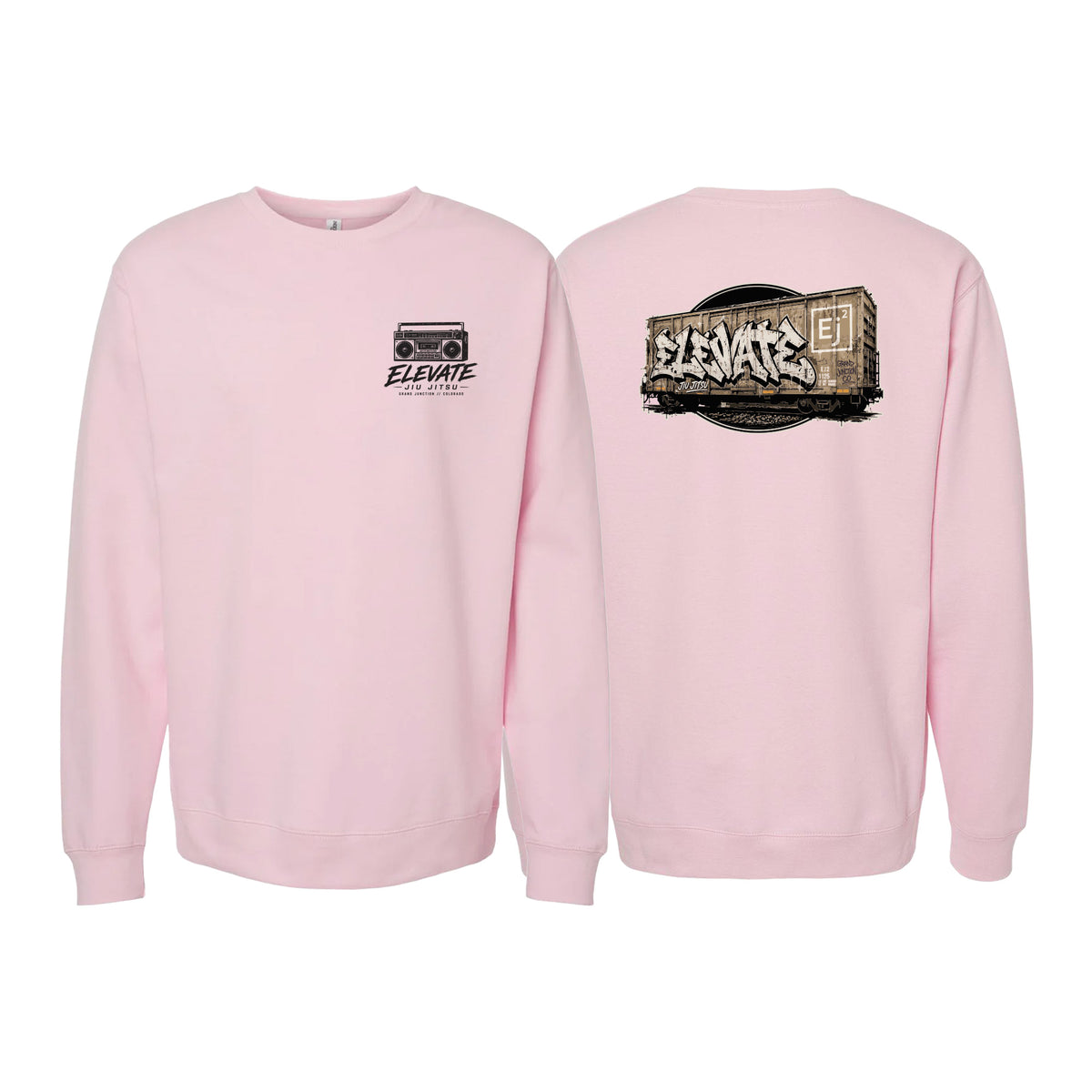 Elevate Crewneck Sweatshirt #8211 L (Boombox/Train)