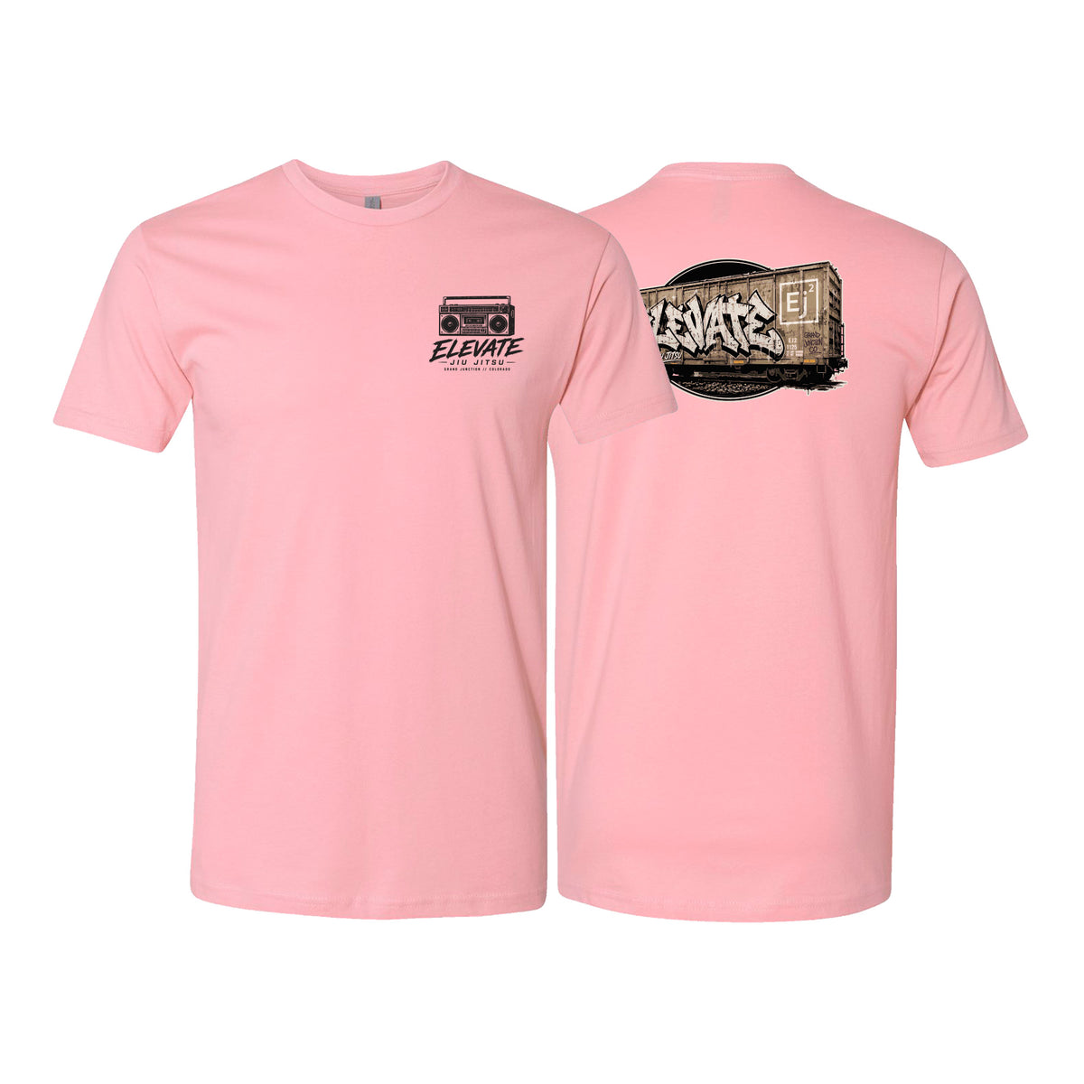 Elevate Next Level Adult Shirts #8211 L (Boombox/Train)