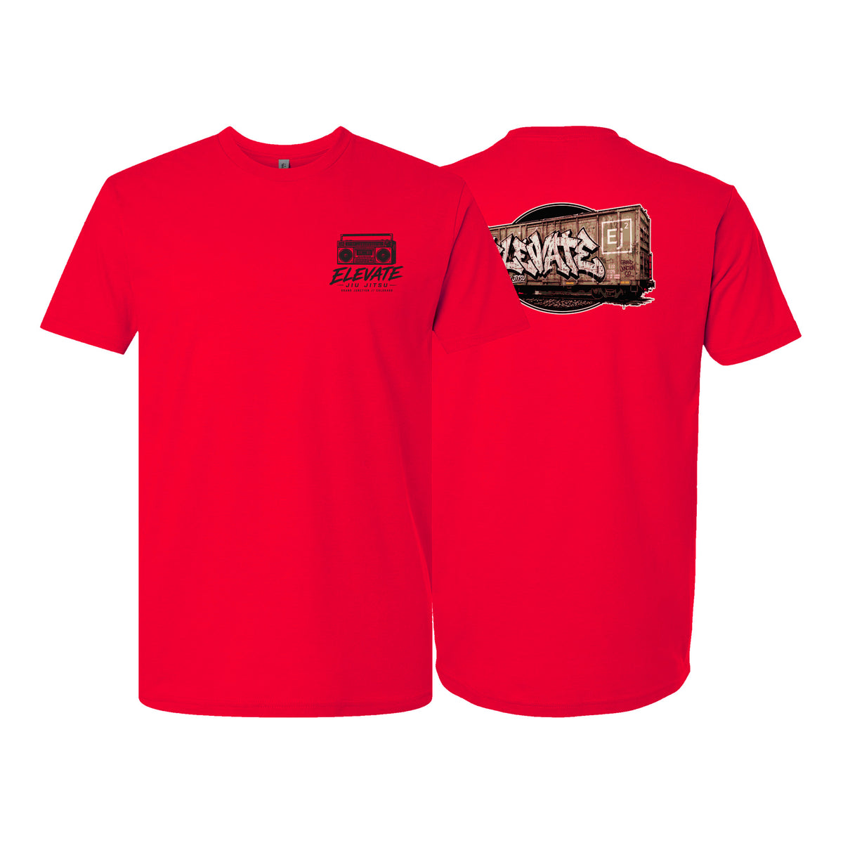 Elevate Next Level Adult Shirts #8211 L (Boombox/Train)
