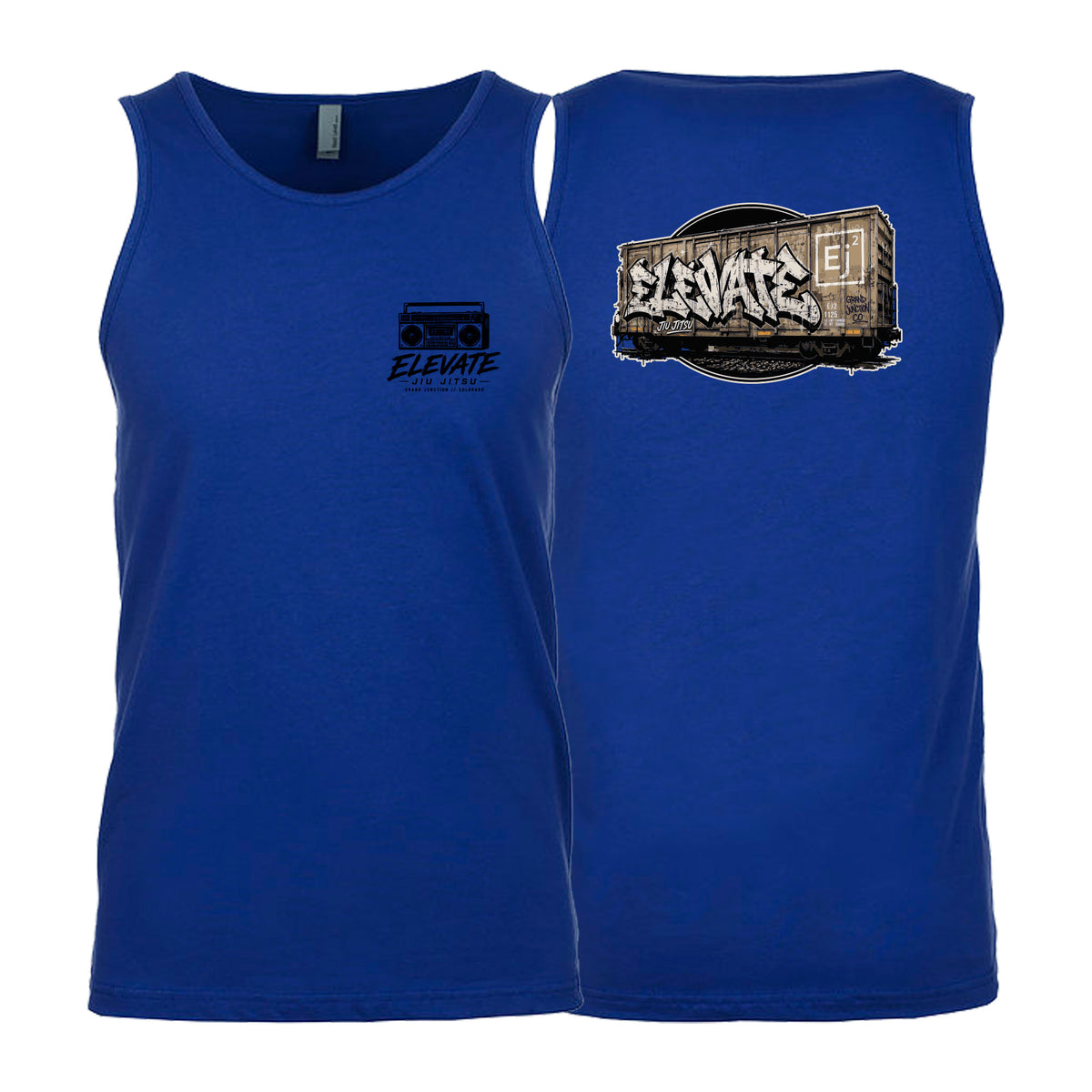 Elevate Next Level Tank Tops #8211 L (Boombox/Train)