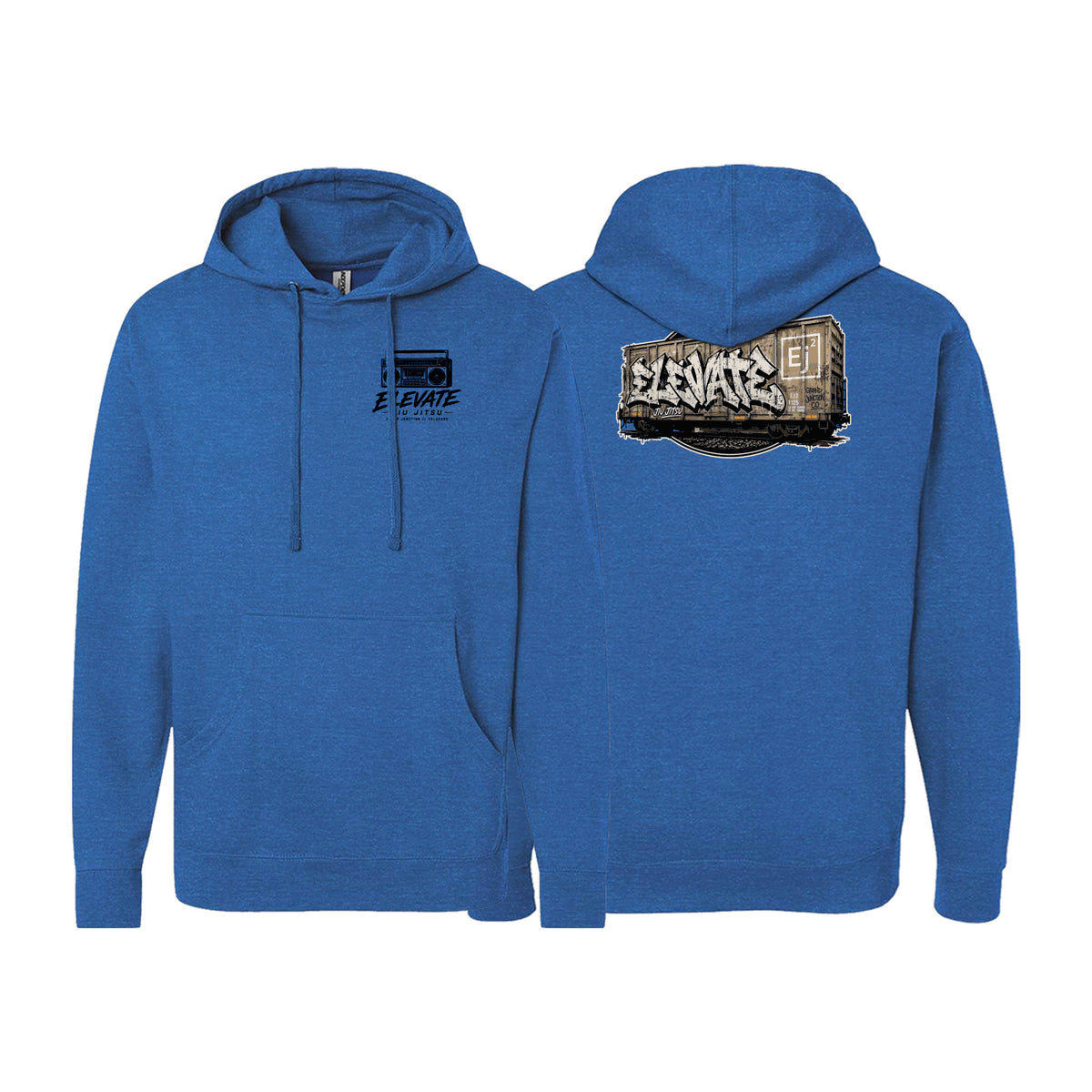 Elevate Academy Sweater Hoodie #8211 L (Boombox/Train)