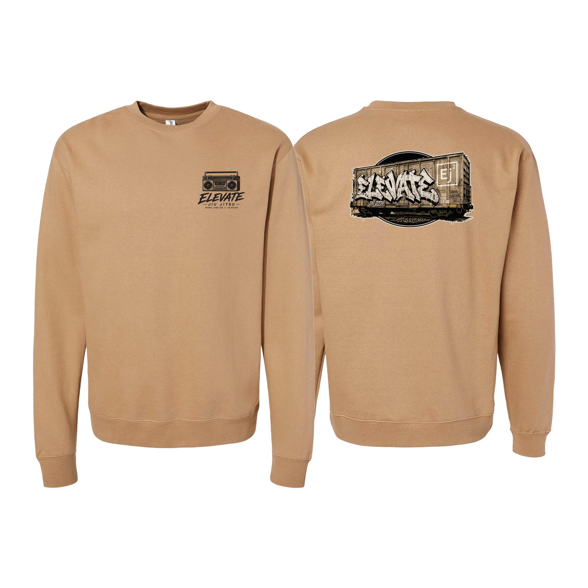 Elevate Crewneck Sweatshirt #8211 L (Boombox/Train)