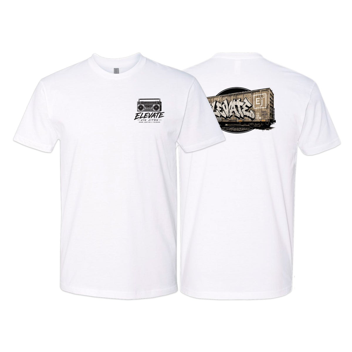 Elevate Next Level Adult Shirts #8211 L (Boombox/Train)