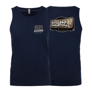 Elevate Next Level Tank Tops #8211 M (Boombox/Train)